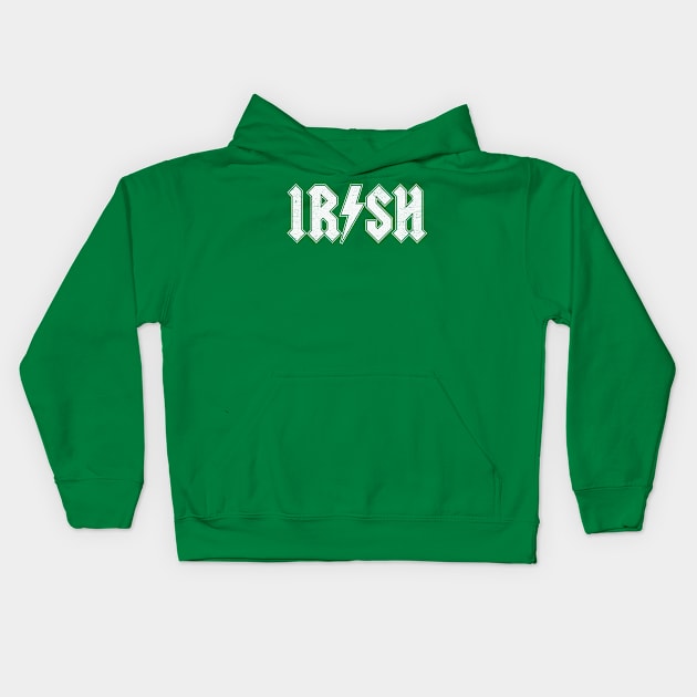 Irish: Hard Rock Design For Ireland Lovers Kids Hoodie by TwistedCharm